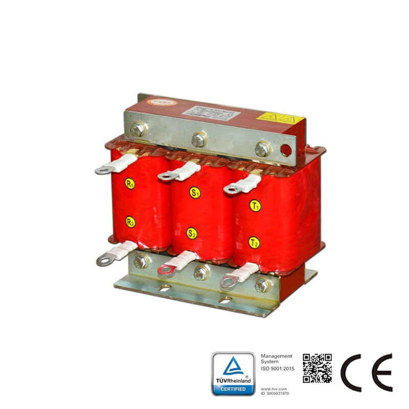 Line Reactor,Input Reactor AC 3-Phase 400V ,6% , Rated Current 90A ,37kw